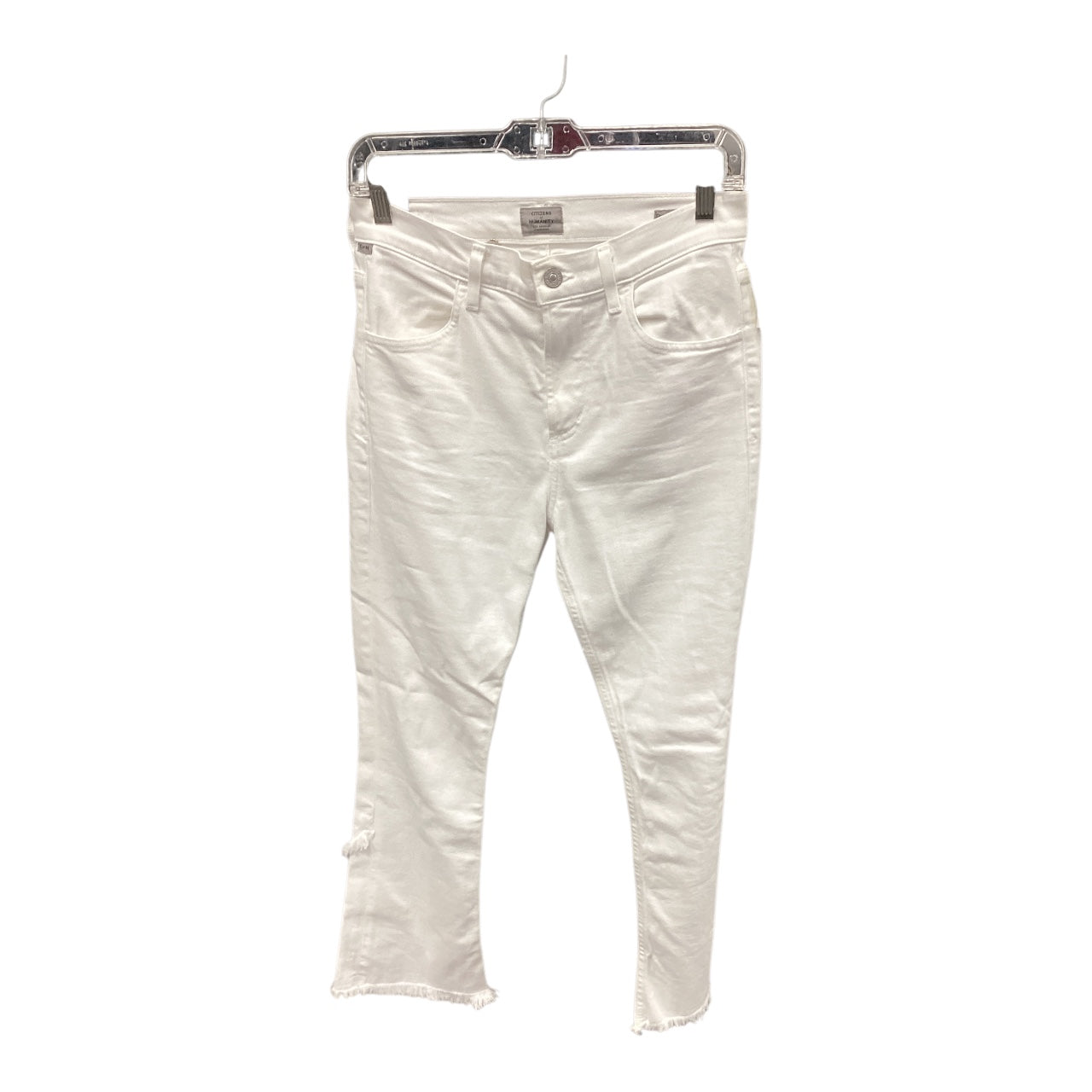 Jeans Flared By Citizens Of Humanity In White, Size: 2