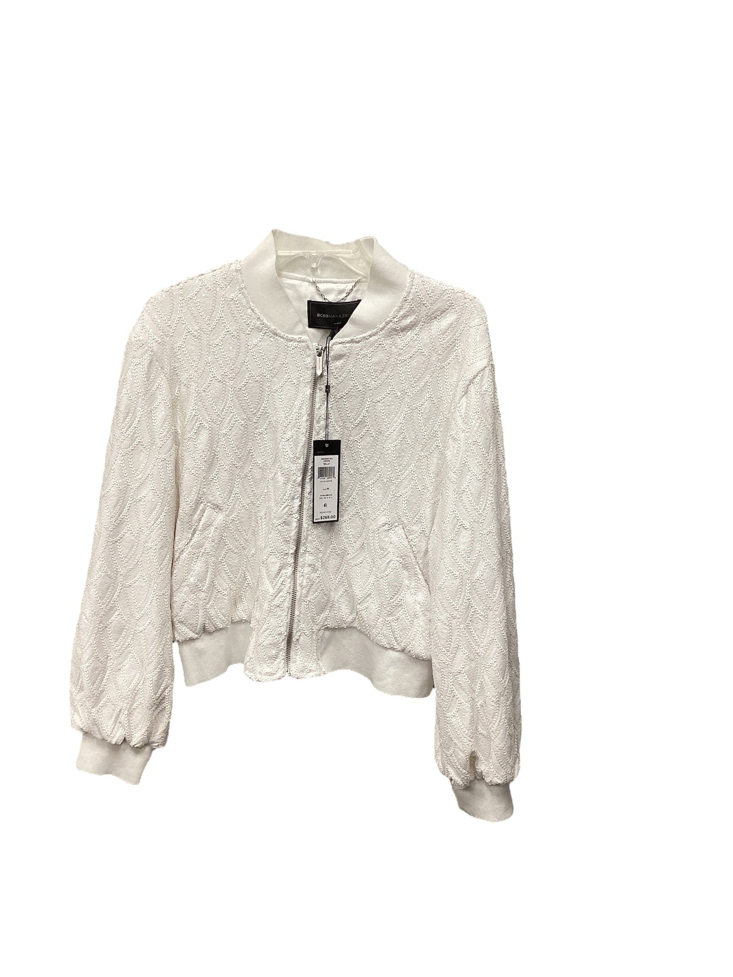 Jacket Other By Bcbgmaxazria In White, Size: M