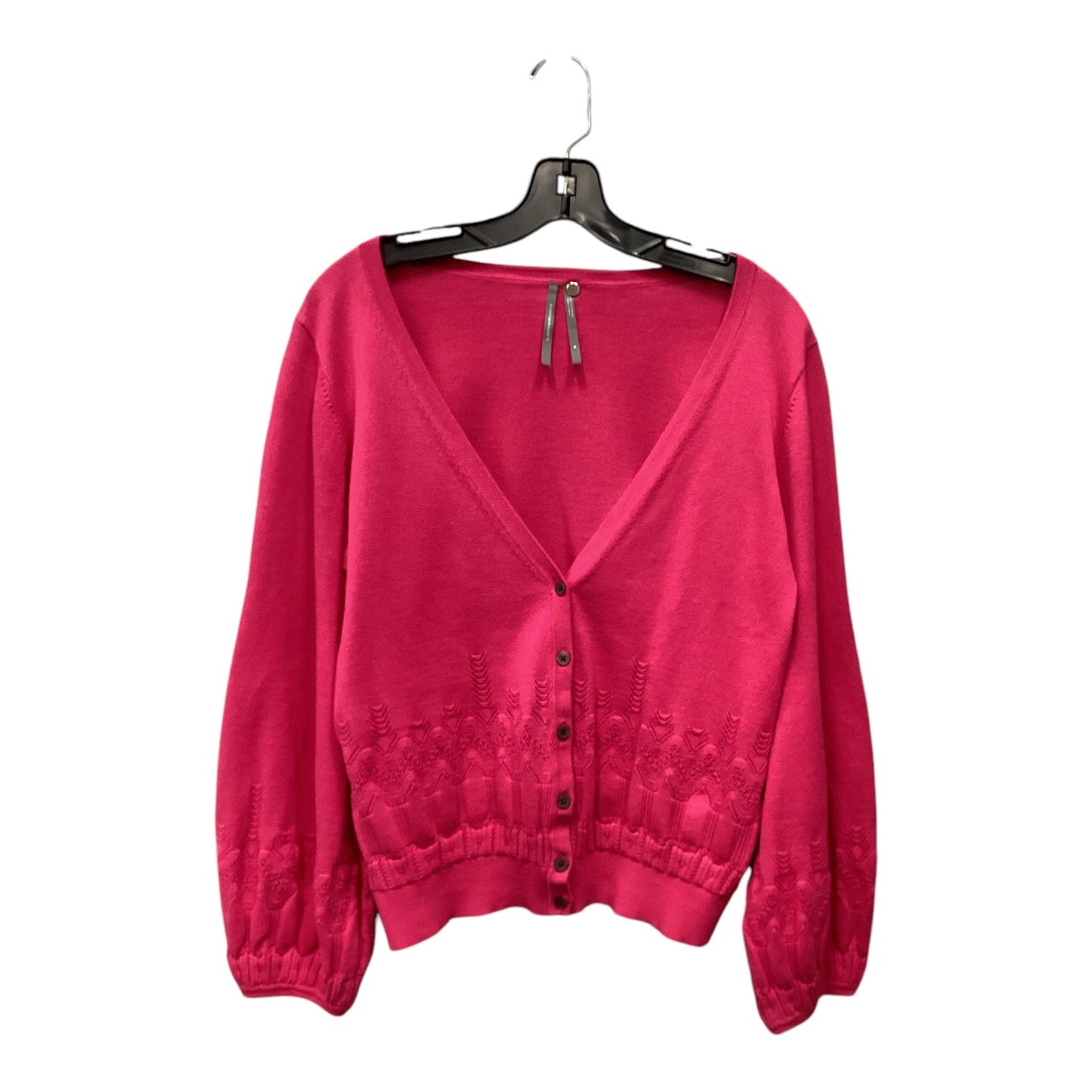 Cardigan By Anthropologie In Pink, Size: M