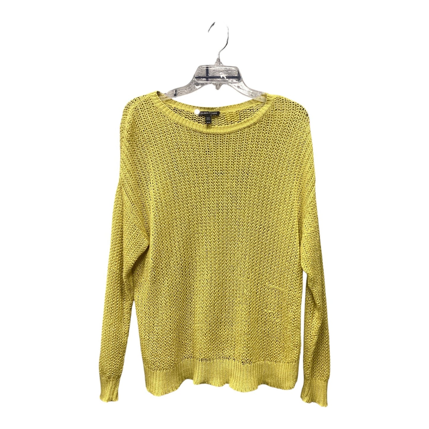 Sweater By Eileen Fisher In Yellow, Size: M