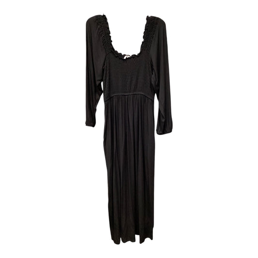 Dress Casual Maxi By Nordstrom In Black, Size: M