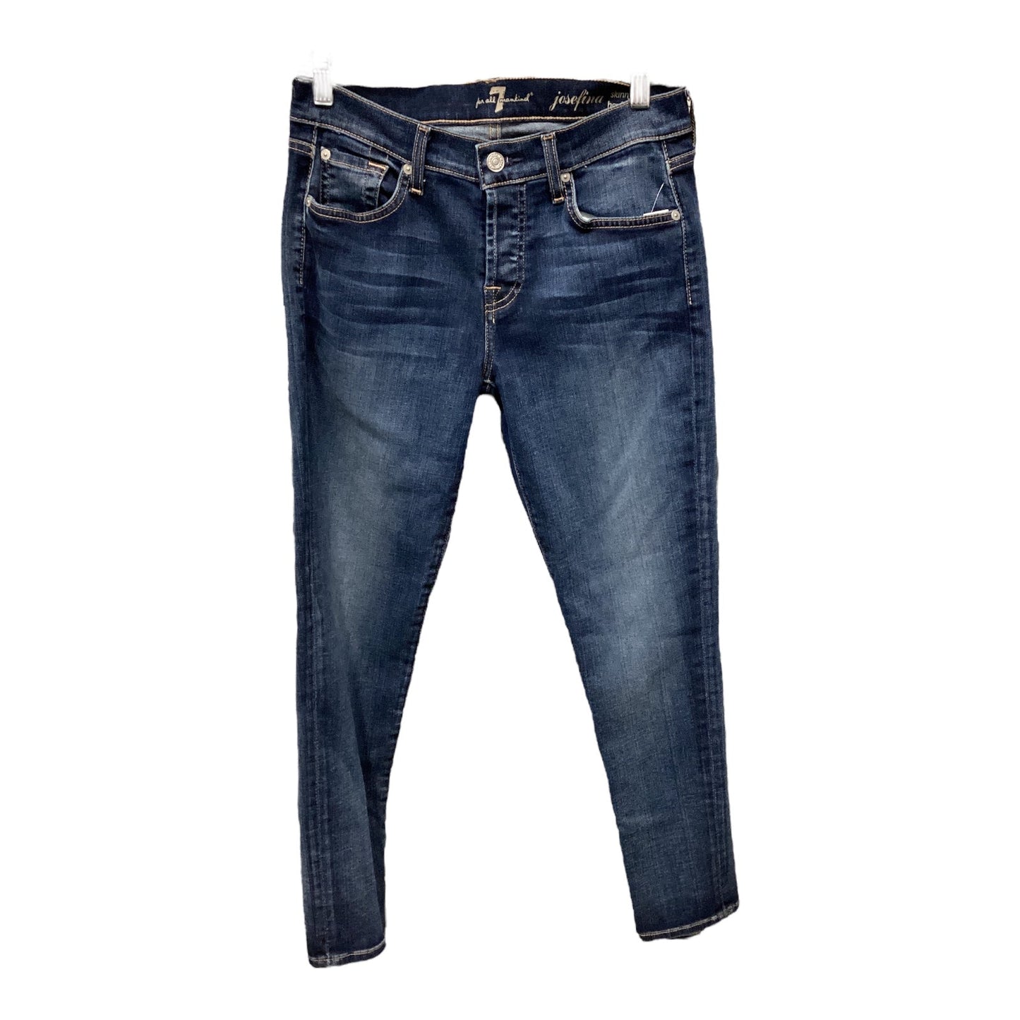 Jeans Skinny By 7 For All Mankind In Blue, Size: 2