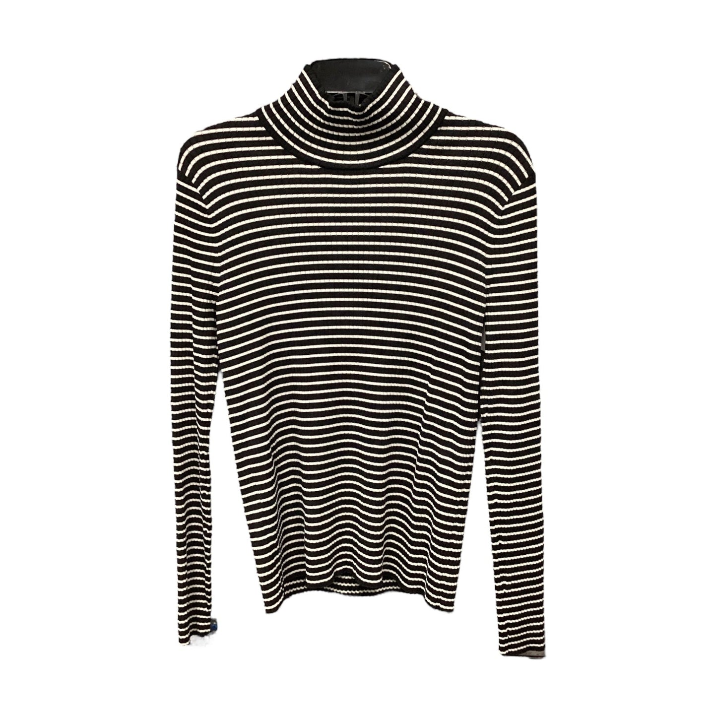 Top Long Sleeve By Tory Burch In Striped Pattern, Size: M