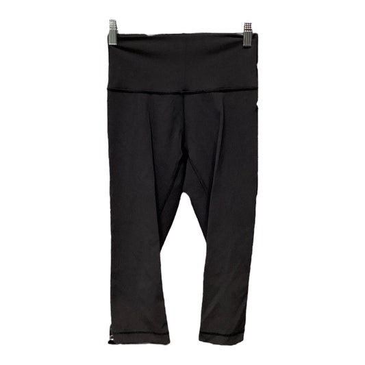 Athletic Capris By Lululemon In Black, Size: 4