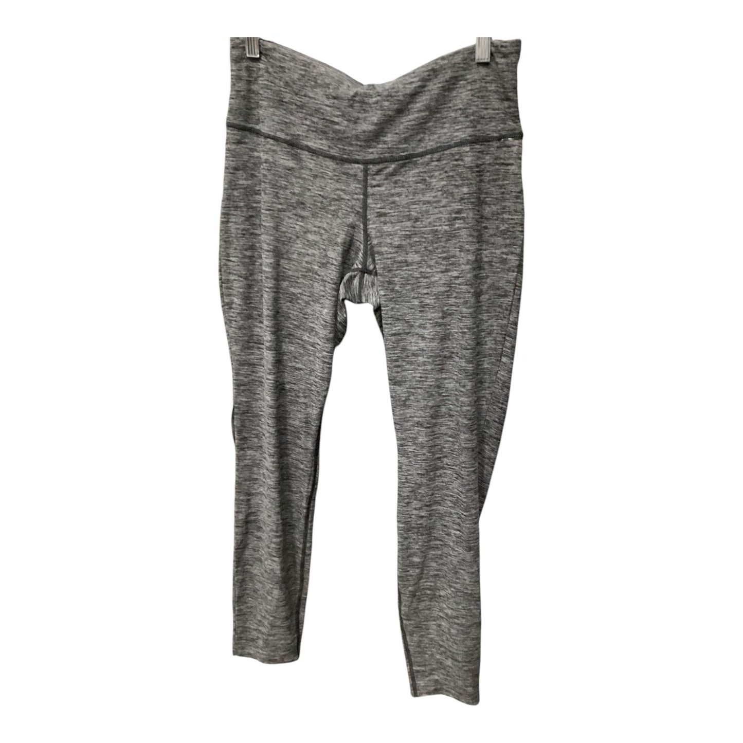 Athletic Leggings By New Balance In Grey, Size: L