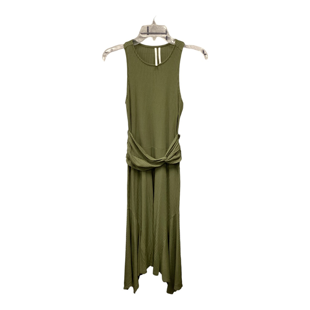 Dress Casual Midi By Anthropologie In Green, Size: Xs