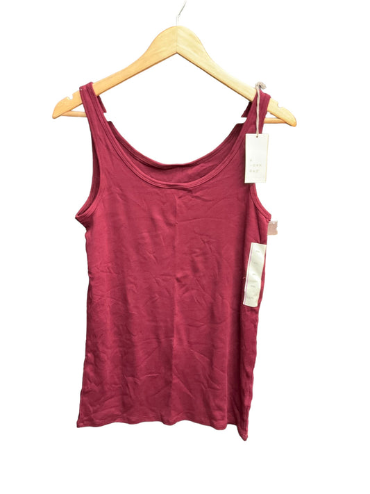 Mauve Top Sleeveless Basic A New Day, Size 2x