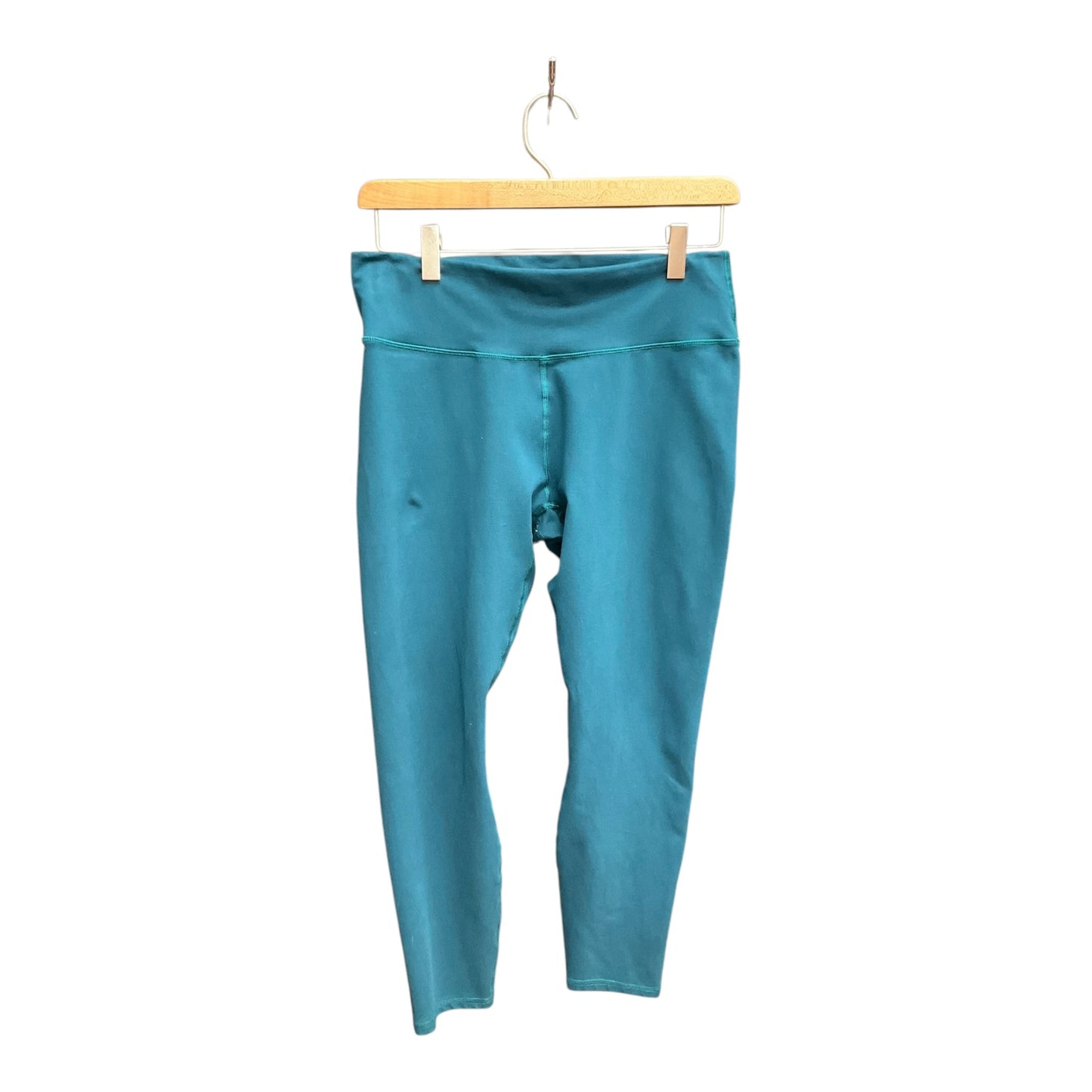 Athletic Capris By Fabletics In Teal, Size: Xl