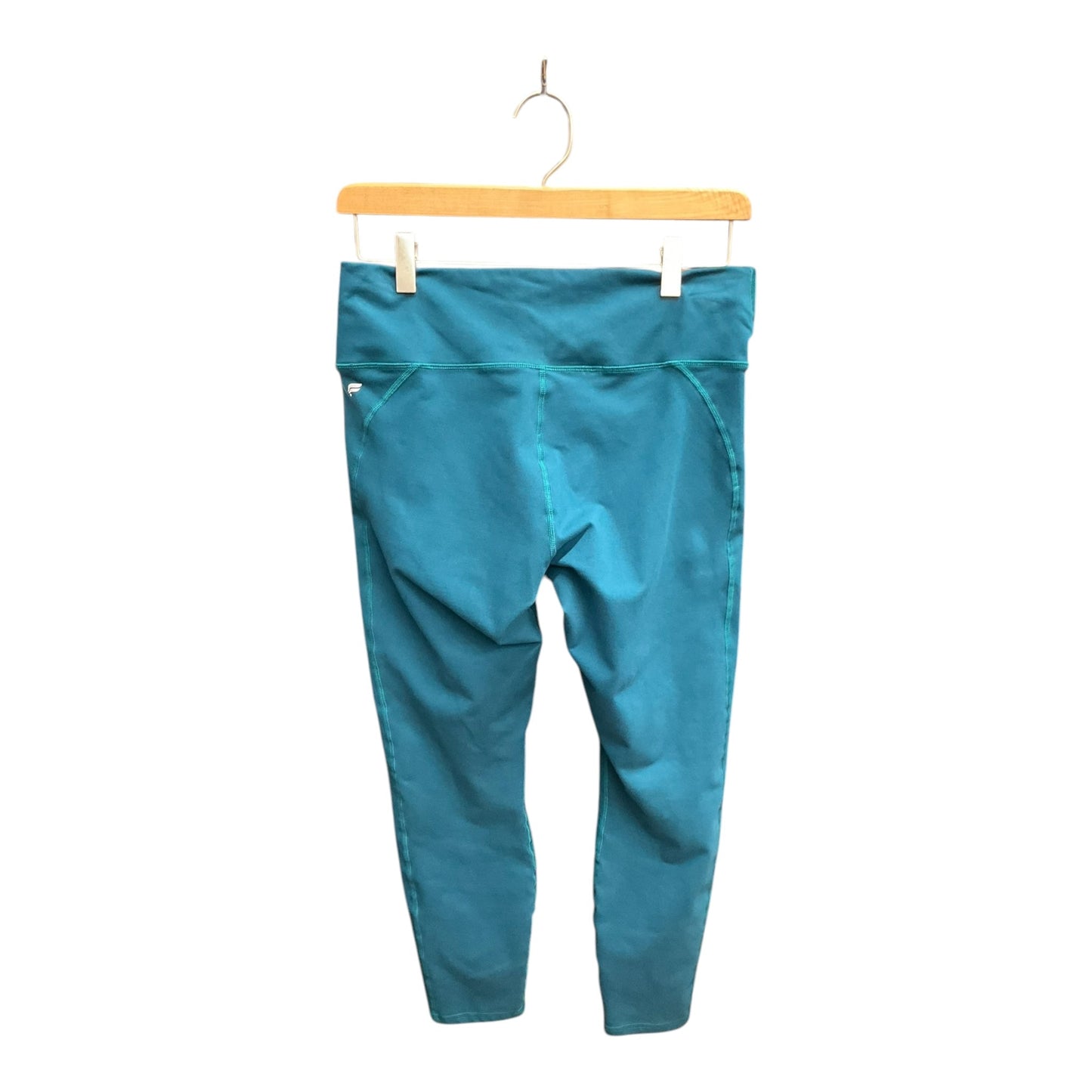 Athletic Capris By Fabletics In Teal, Size: Xl