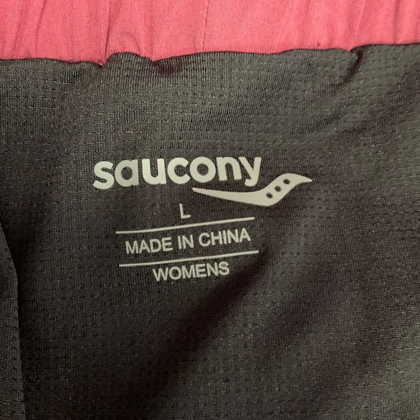 Athletic Shorts By Saucony In Pink, Size: L