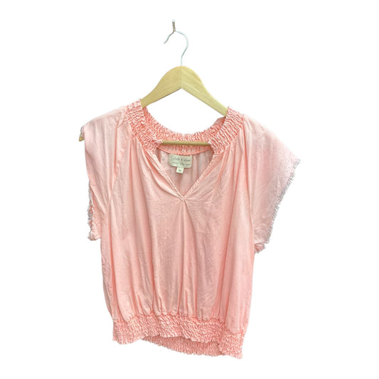 Top Sleeveless By Anthropologie In Peach, Size: M