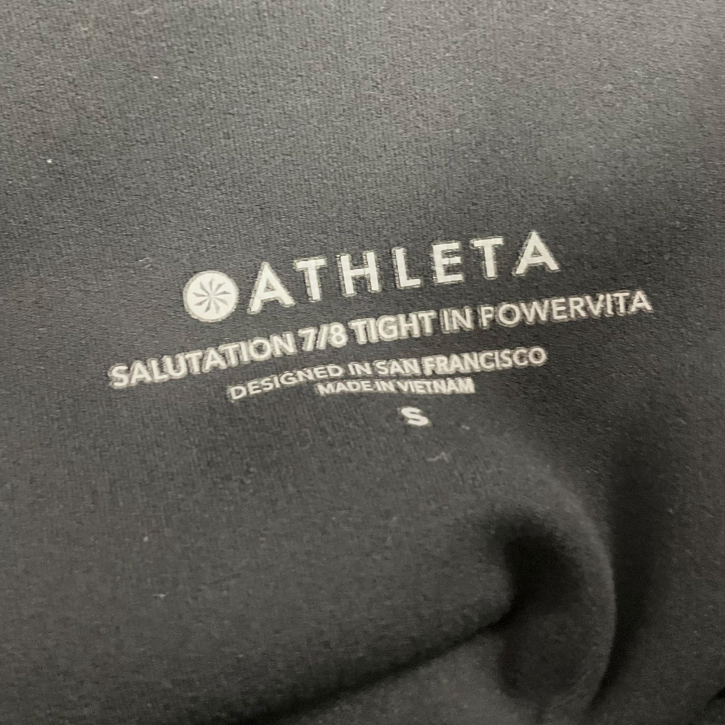 Athletic Leggings By Athleta In Black, Size: S