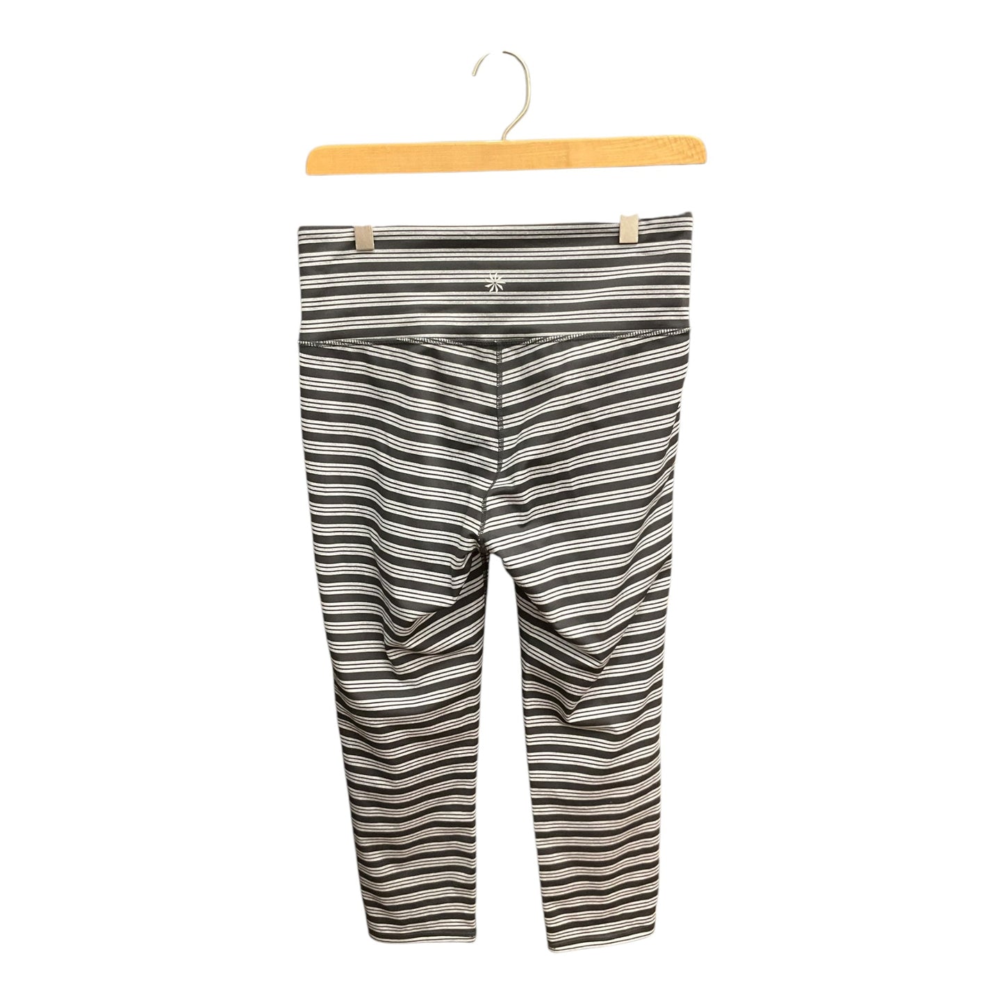 Athletic Capris By Athleta In Striped Pattern, Size: M