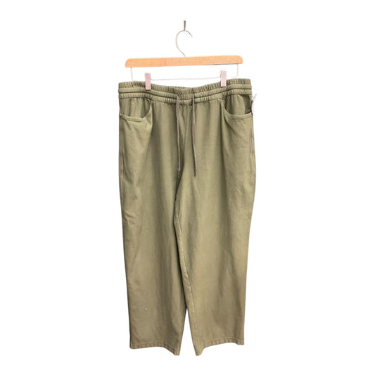 Athletic Capris By Athleta In Green, Size: L