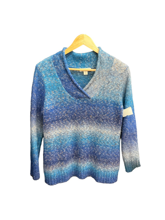 Sweater By Coldwater Creek O In Blue, Size: Xl