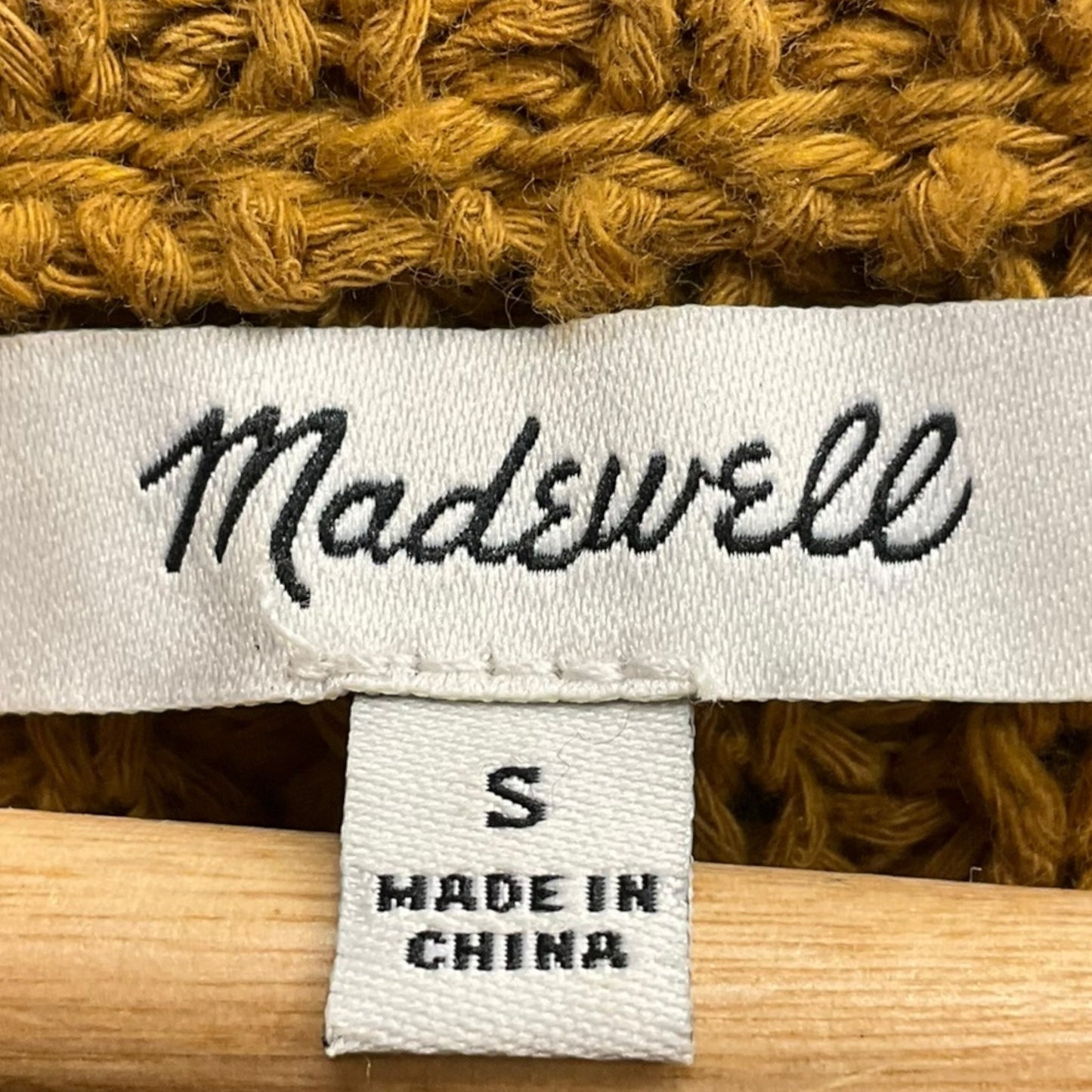 Sweater By Madewell In Yellow, Size: S