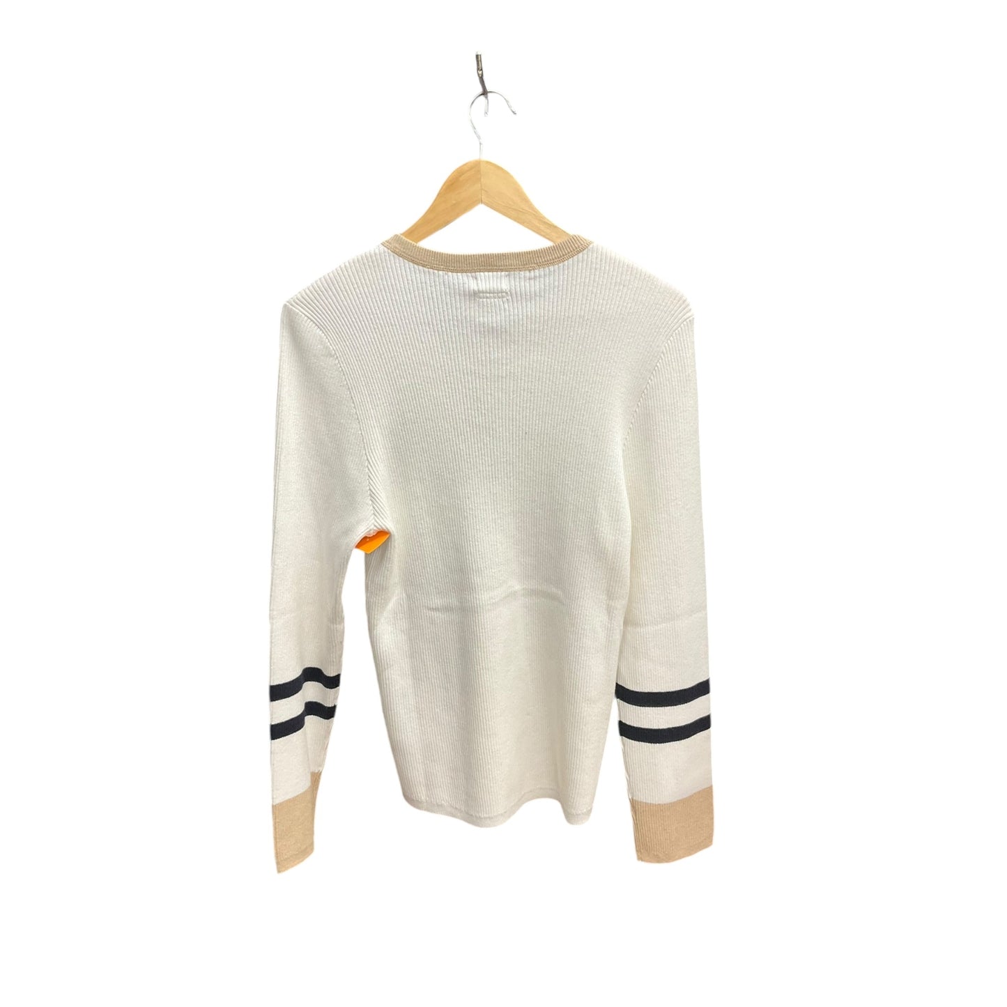 Sweater By Faherty In White, Size: Xl