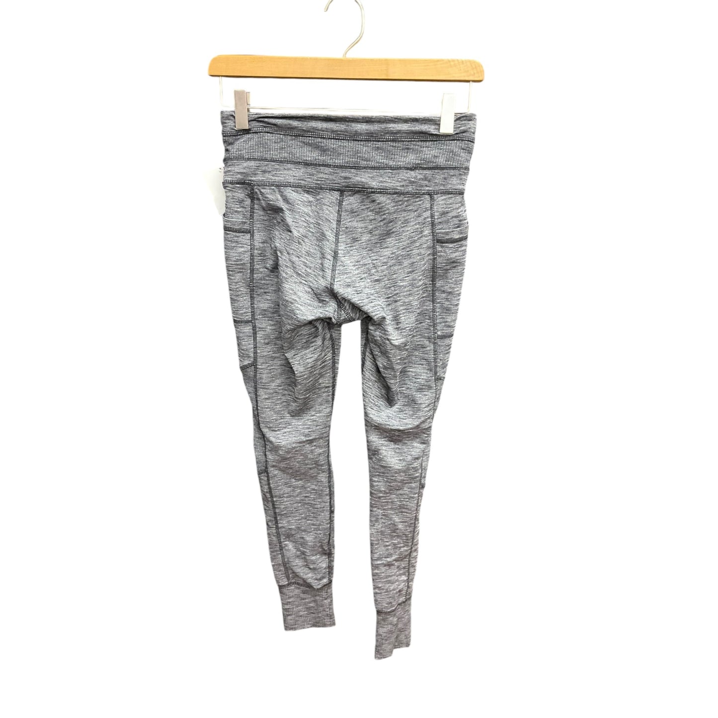 Athletic Leggings By Athleta In Grey, Size: S