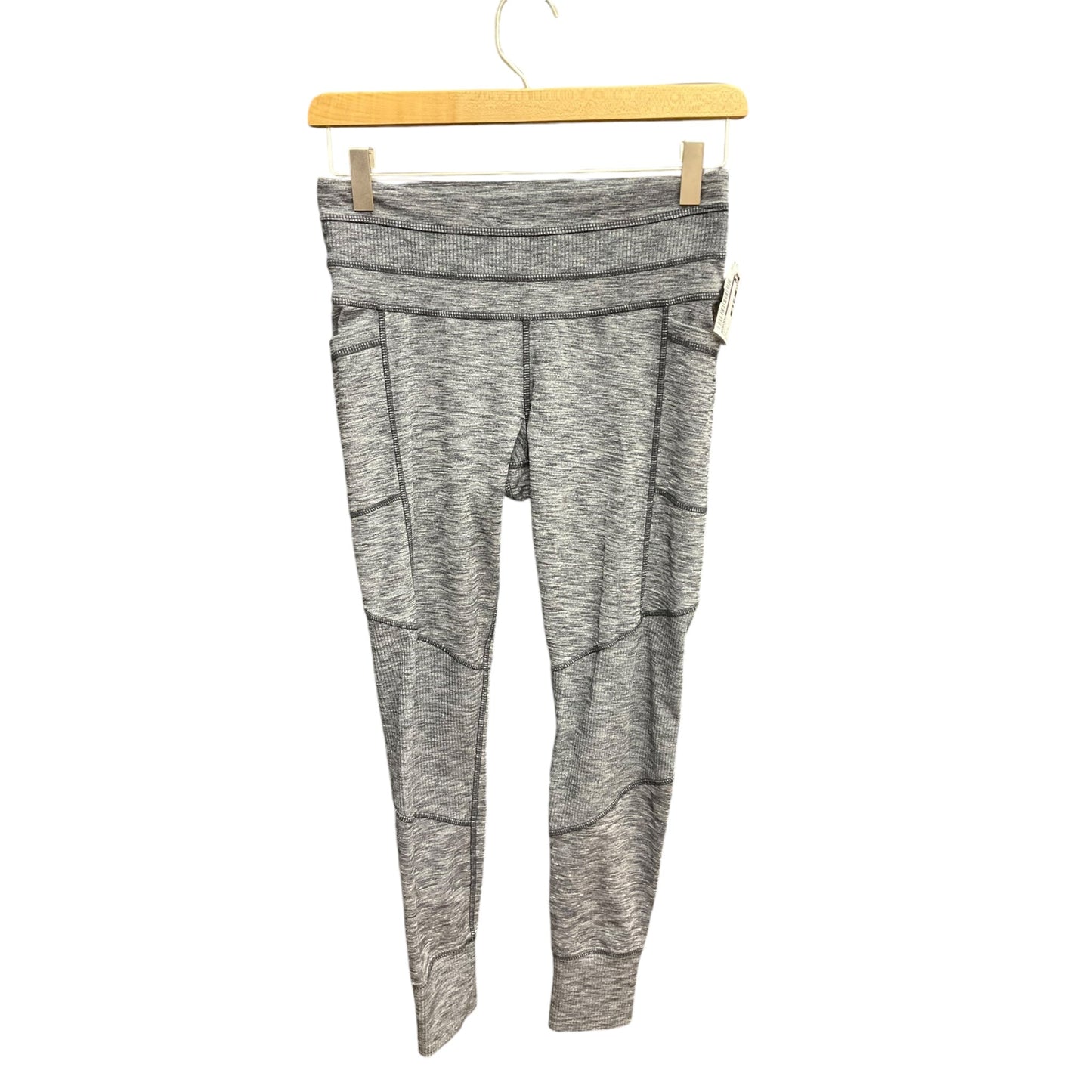 Athletic Leggings By Athleta In Grey, Size: S