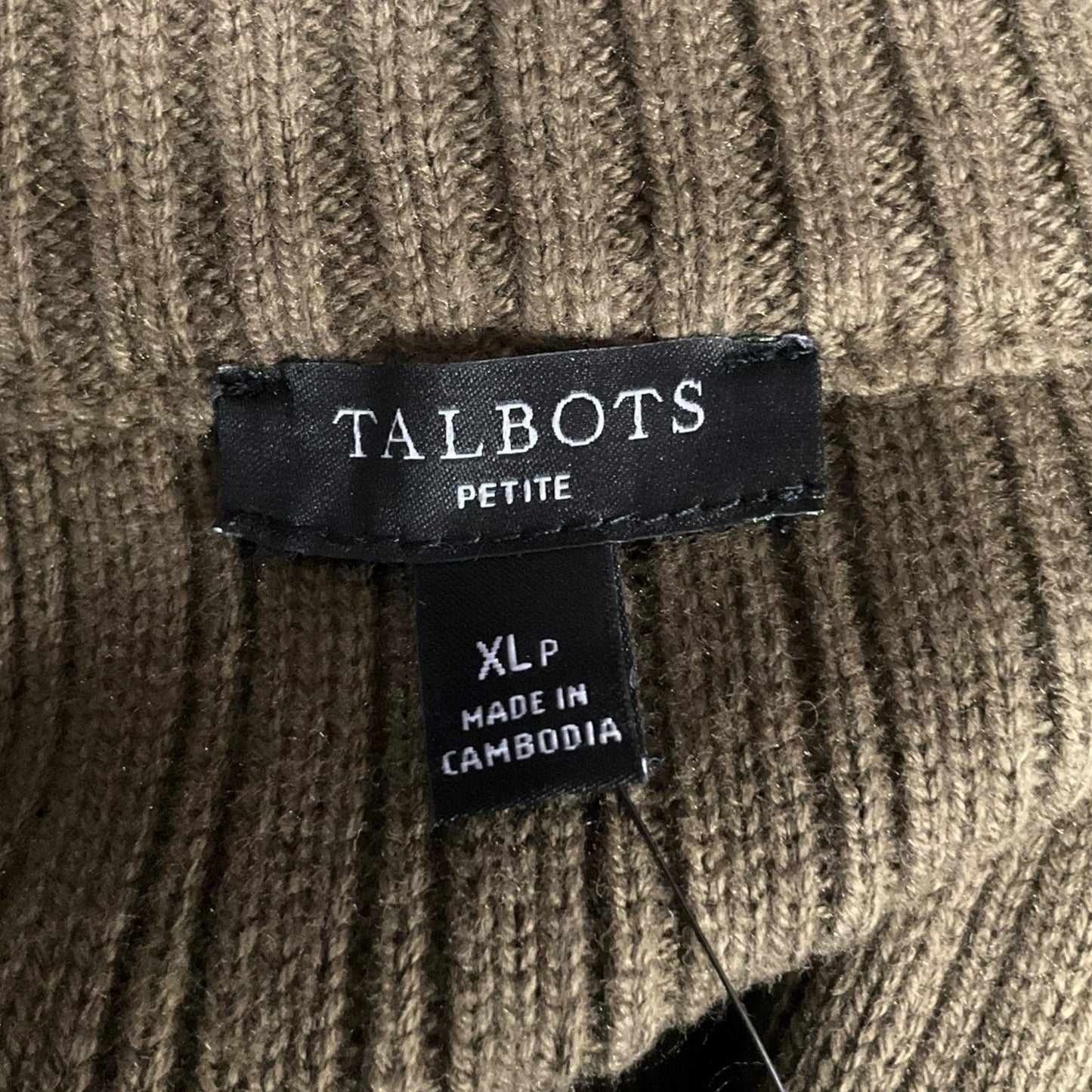 Vest Sweater By Talbots In Green, Size: Xlp