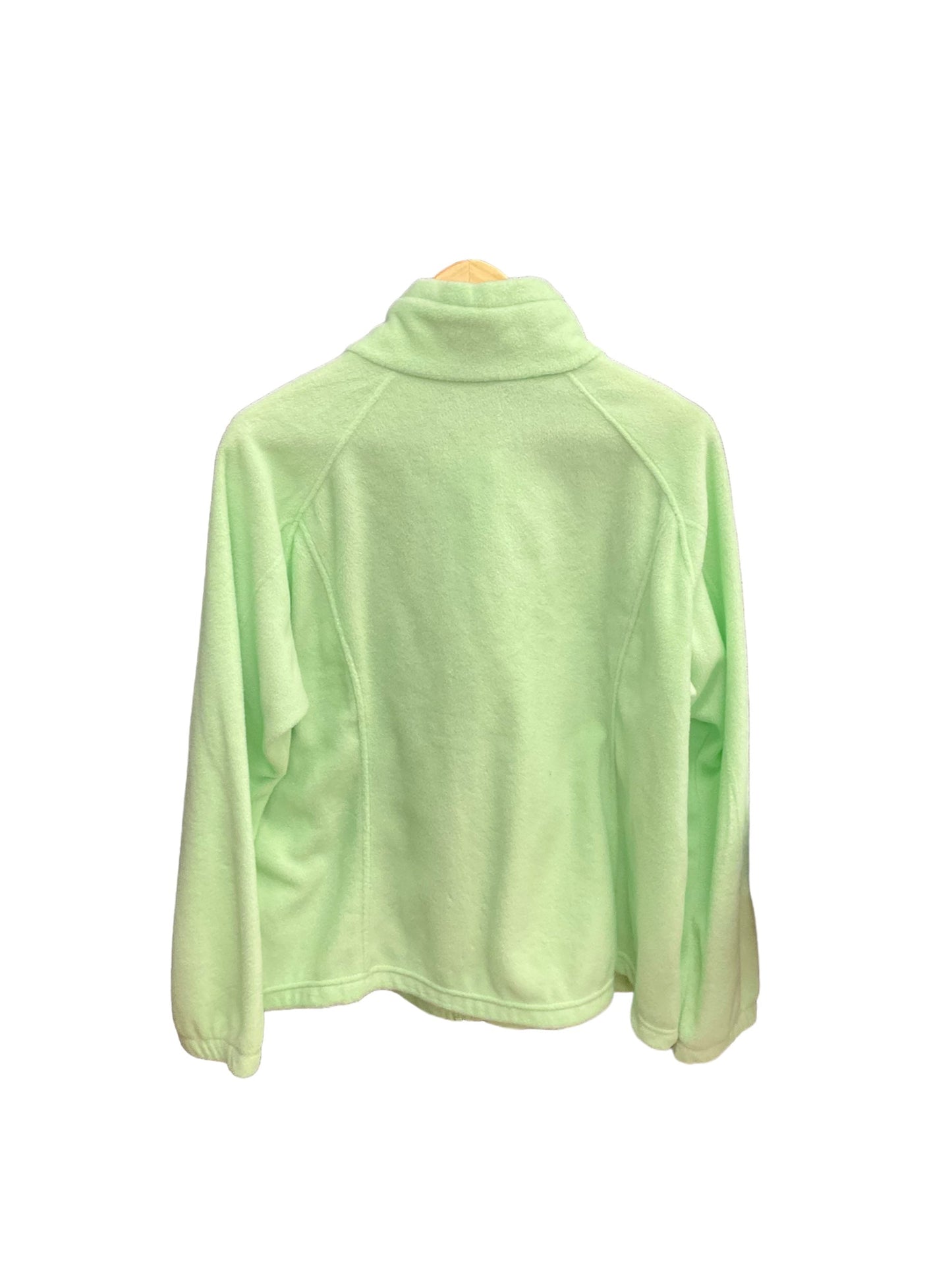 Jacket Fleece By Columbia In Green, Size: 2x