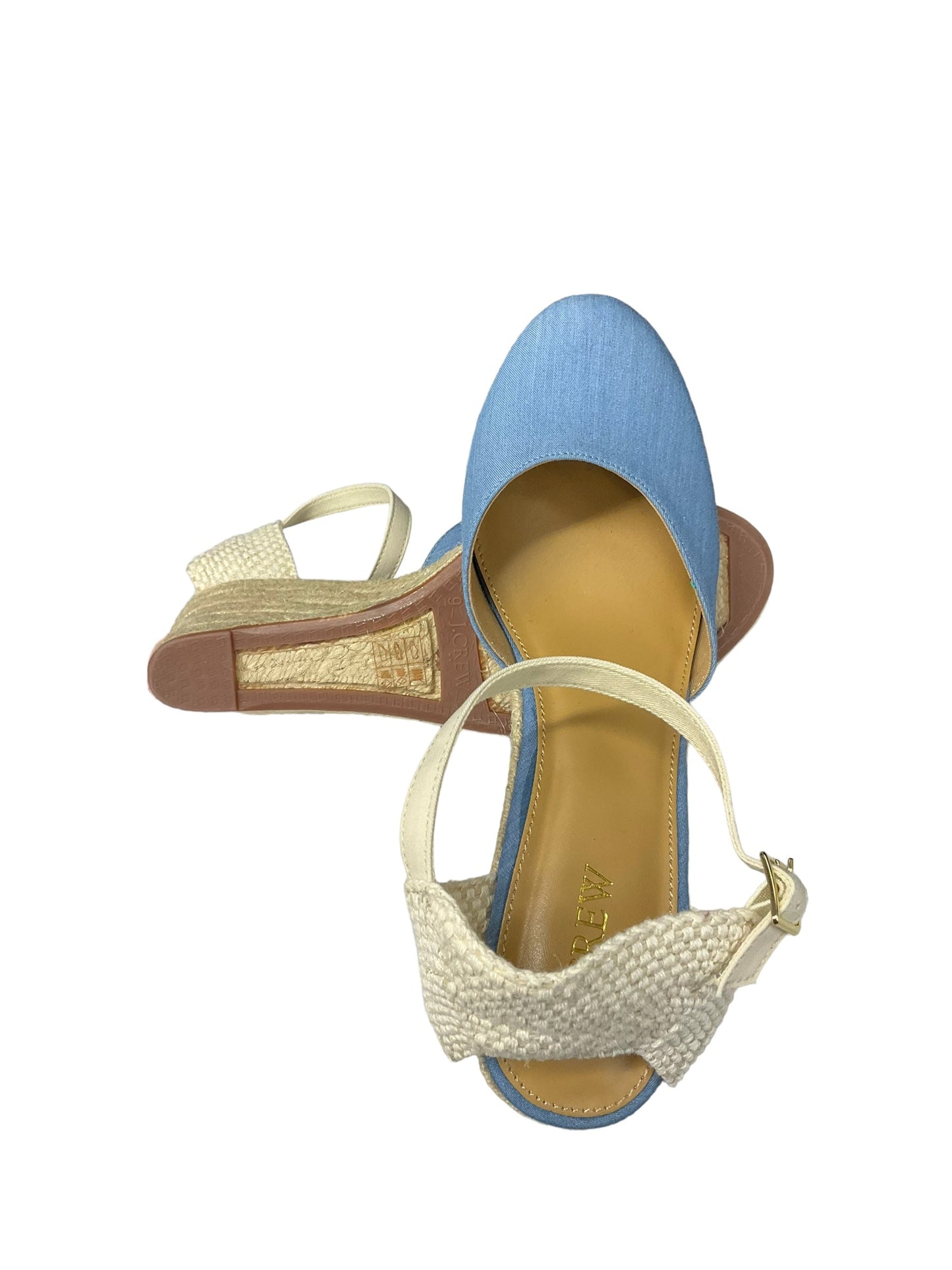 Shoes Heels Wedge By J. Crew In Blue, Size: 9