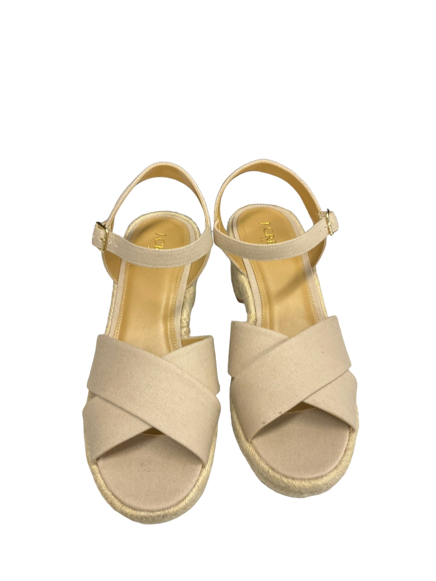 Shoes Heels Block By J. Crew In Beige, Size: 8.5