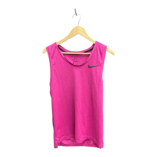 Athletic Tank Top By Nike Apparel In Pink, Size: S