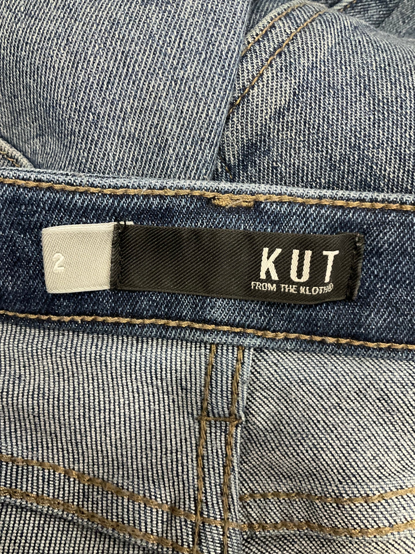 Jeans Straight By Kut In Blue Denim, Size: 2