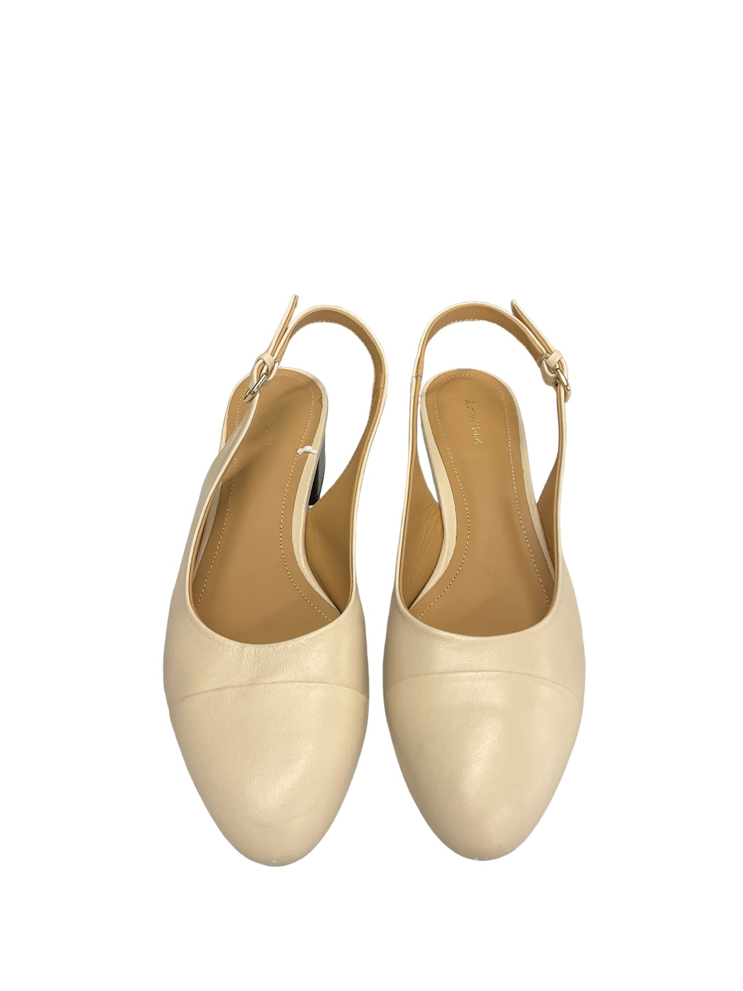 Cream Shoes Heels Kitten Anthropologie, Size 7