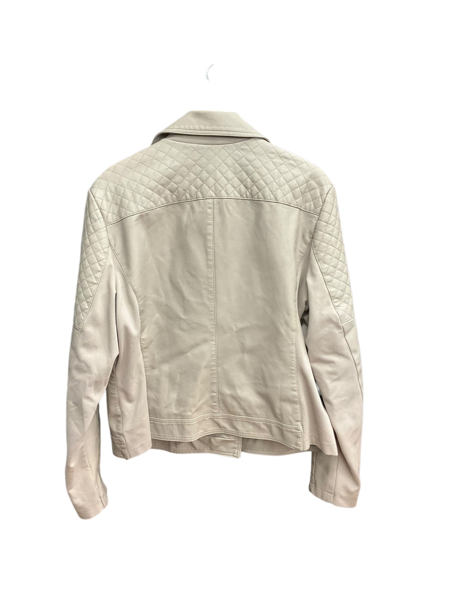 Jacket Moto By Express In Taupe, Size: Xl