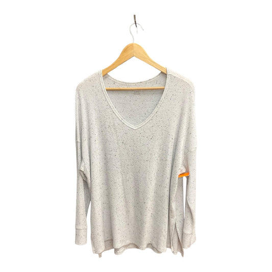 Top Long Sleeve By American Eagle In Grey, Size: Xl