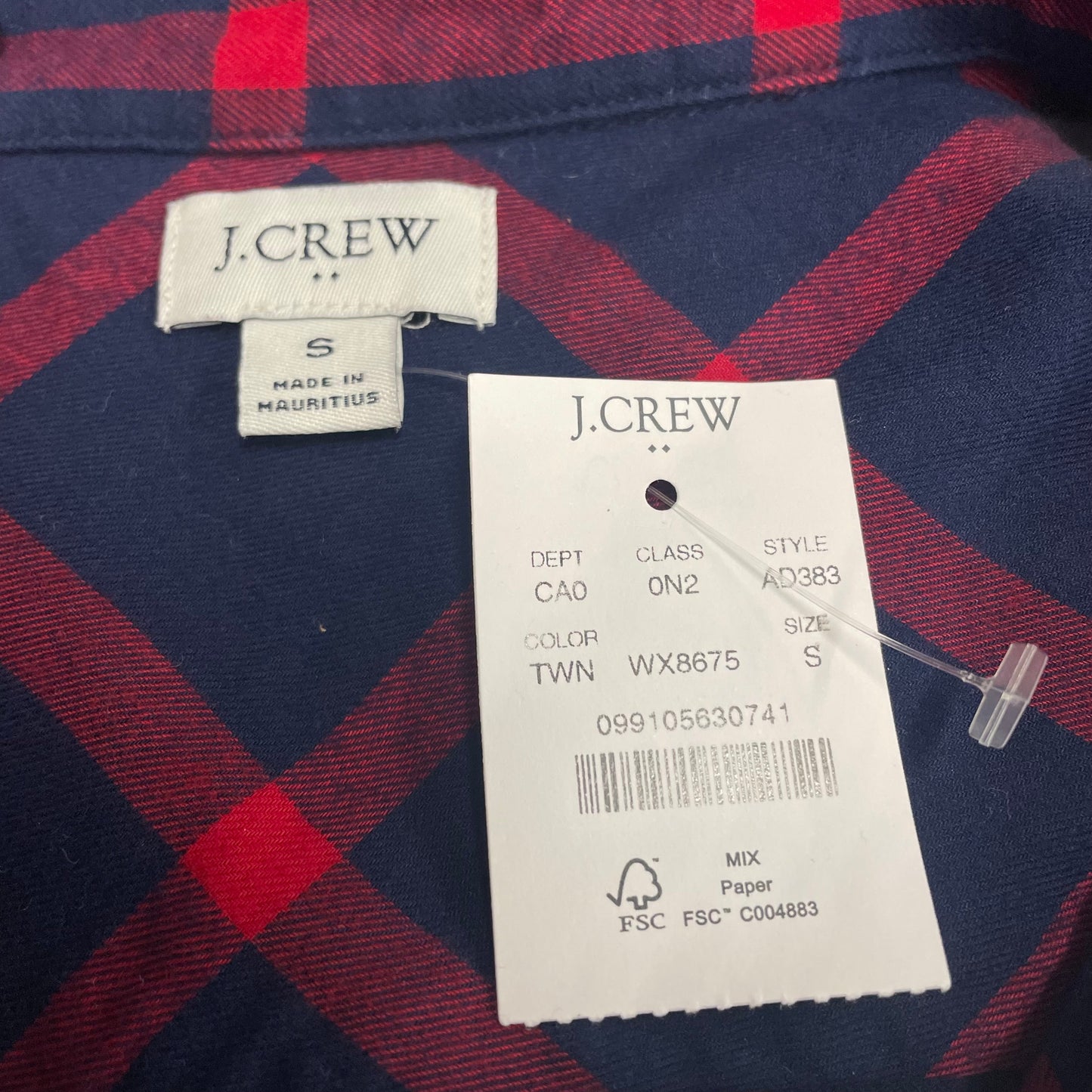 Blouse Long Sleeve By J Crew O  Size: S