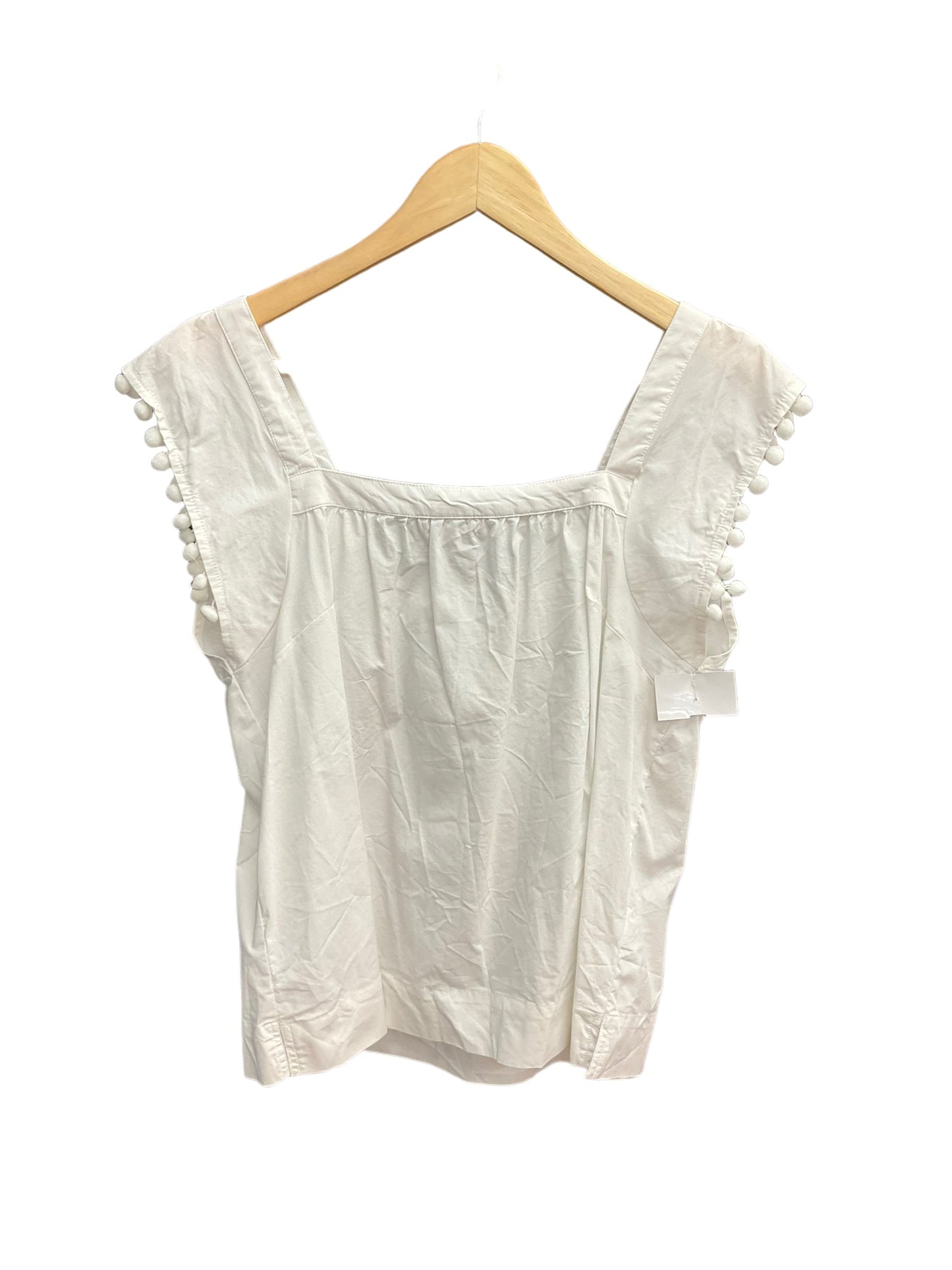 White Top Sleeveless J. Crew, Size M