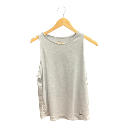 Athletic Tank Top By Nike Apparel In Grey, Size: L