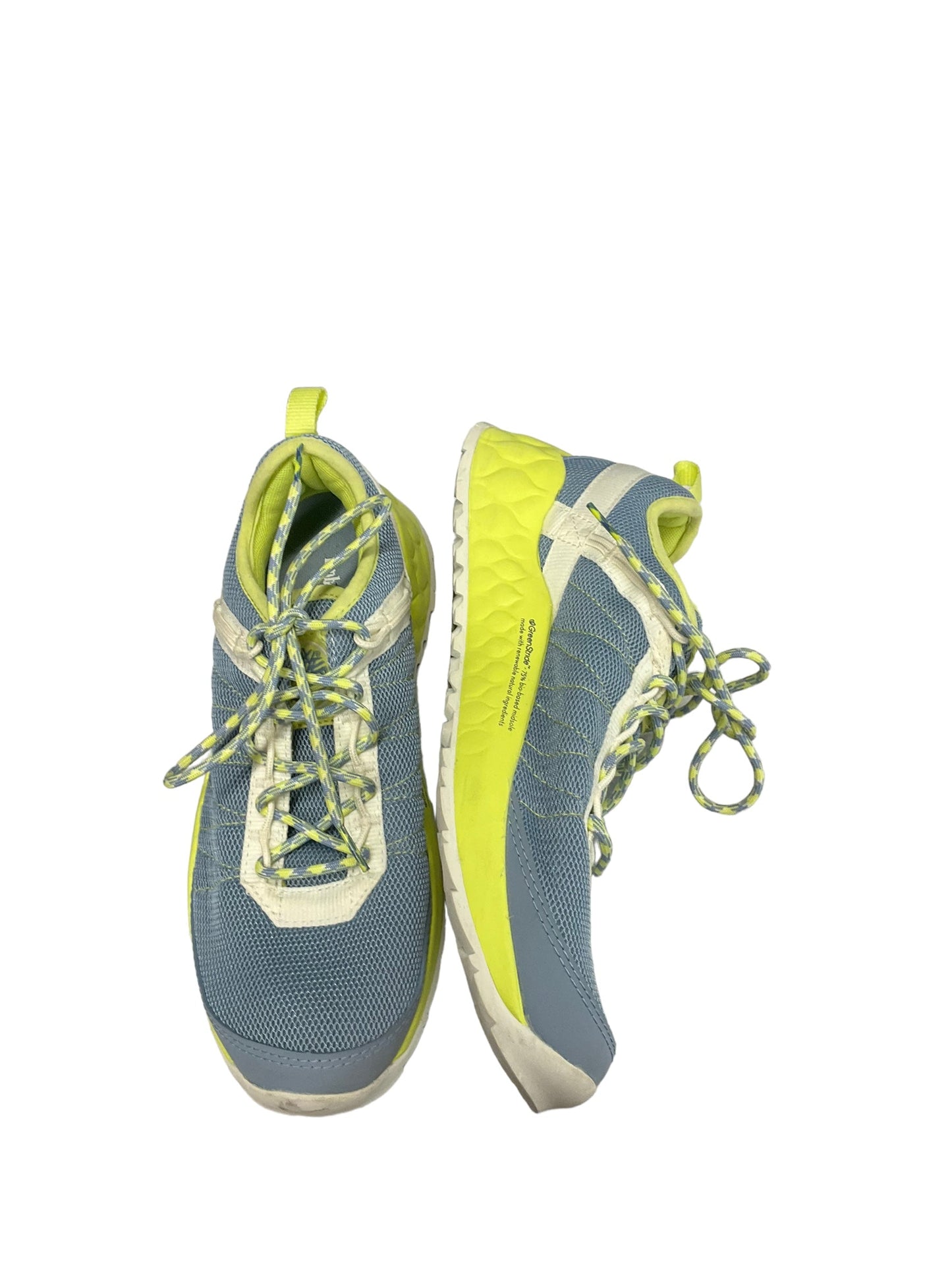 Shoes Athletic By Timberland In Blue & Yellow, Size: 6.5