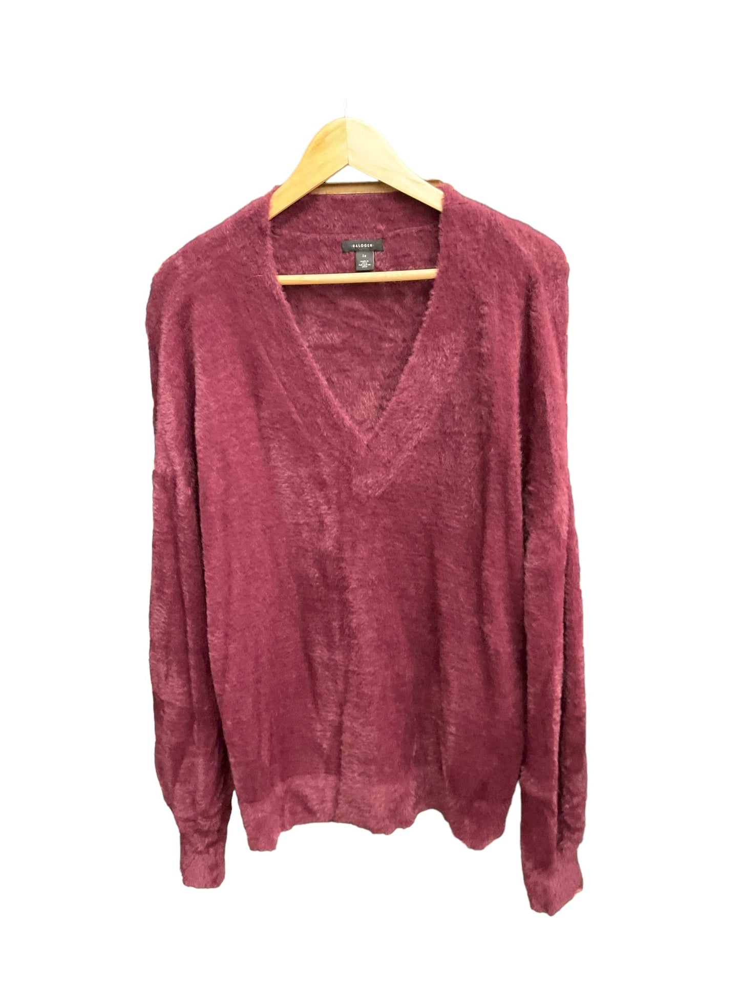 Sweater By Halogen In Red, Size: 1x