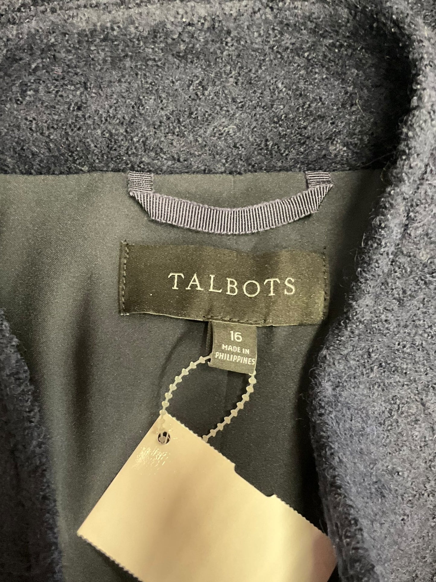 Jacket Other By Talbots In Navy, Size: Xl