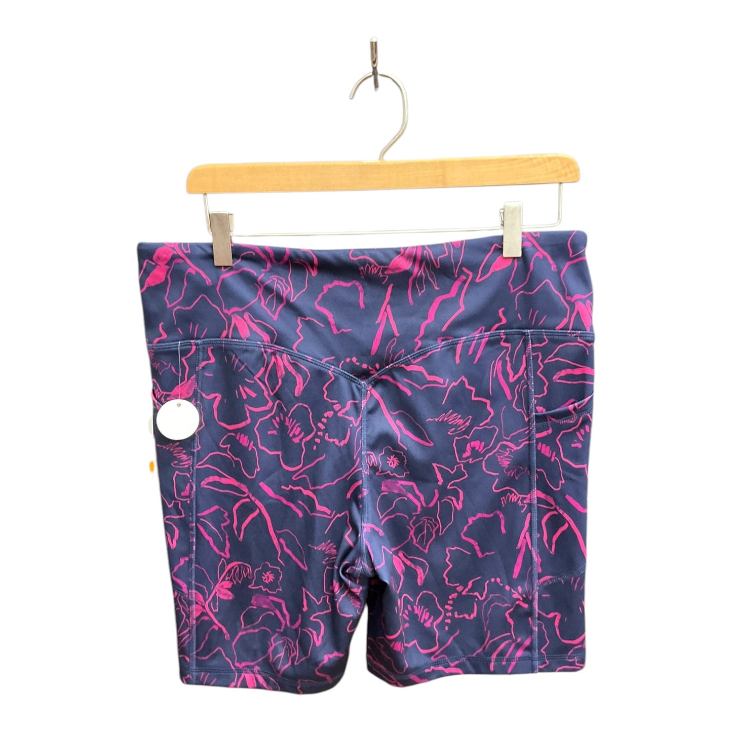 Athletic Shorts By Avia In Floral Print, Size: Xl