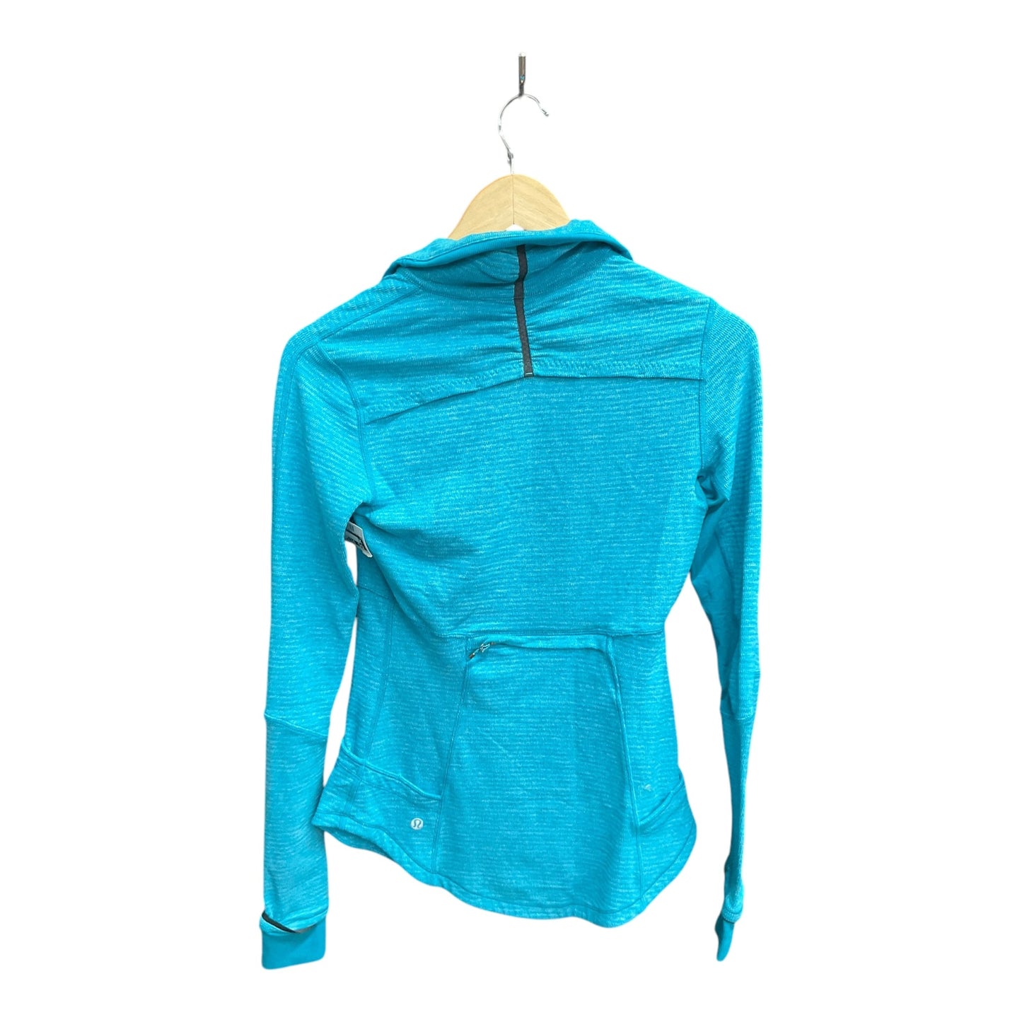 Athletic Jacket By Lululemon In Blue, Size: 6