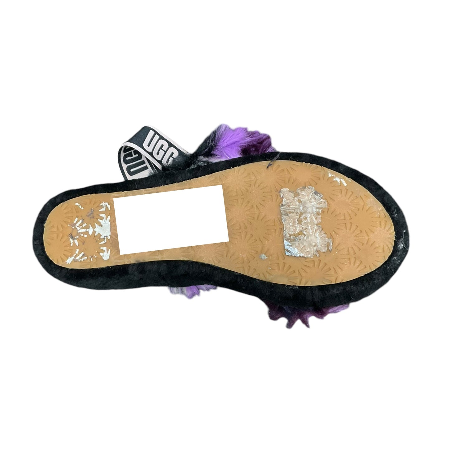 Slippers Designer By Ugg In Black & Purple