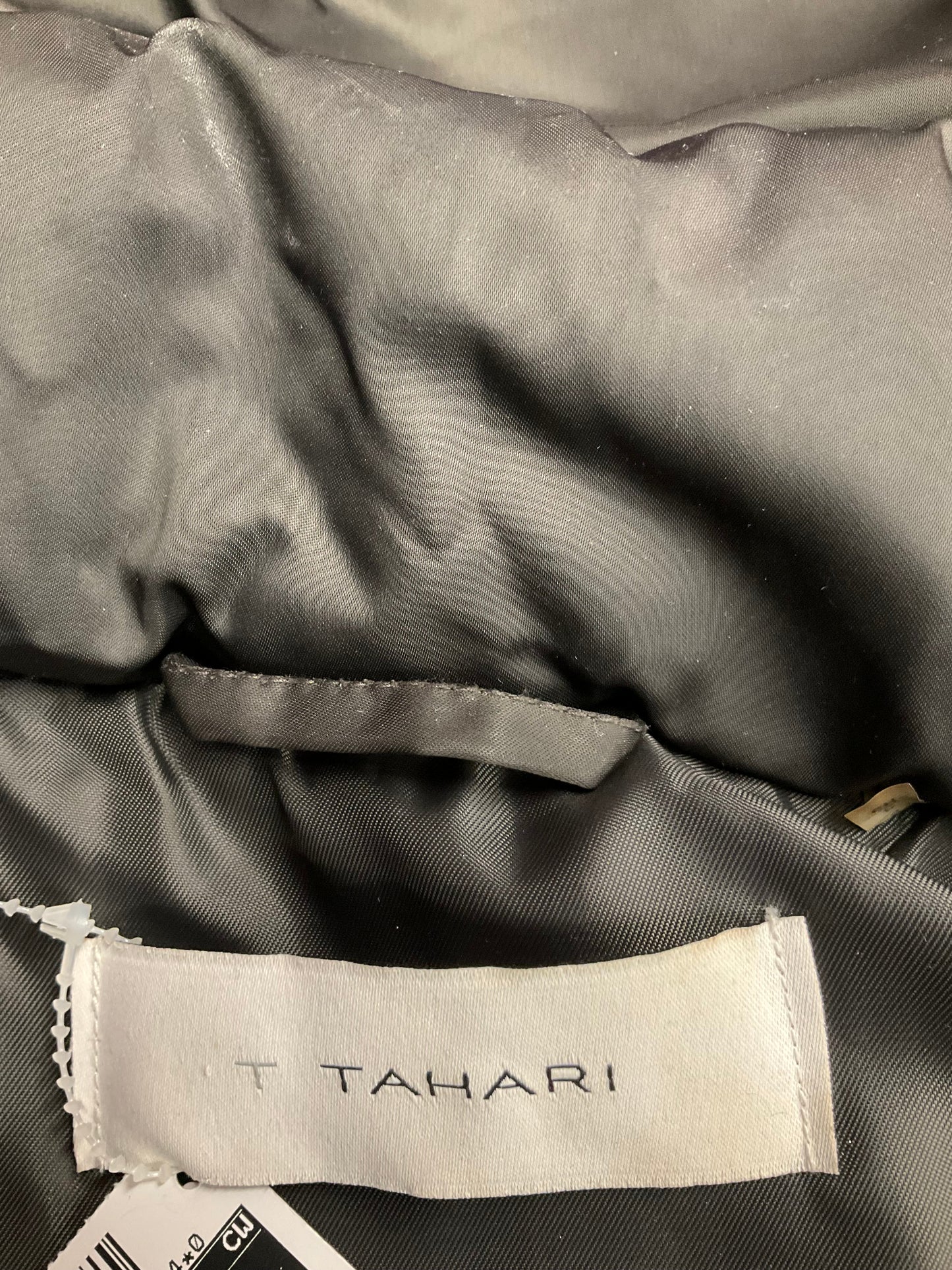 Coat Puffer & Quilted By T Tahari In Grey, Size: S