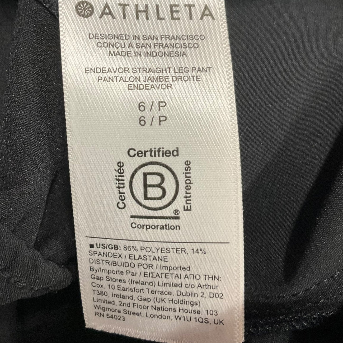 Athletic Pants By Athleta In Black, Size: S