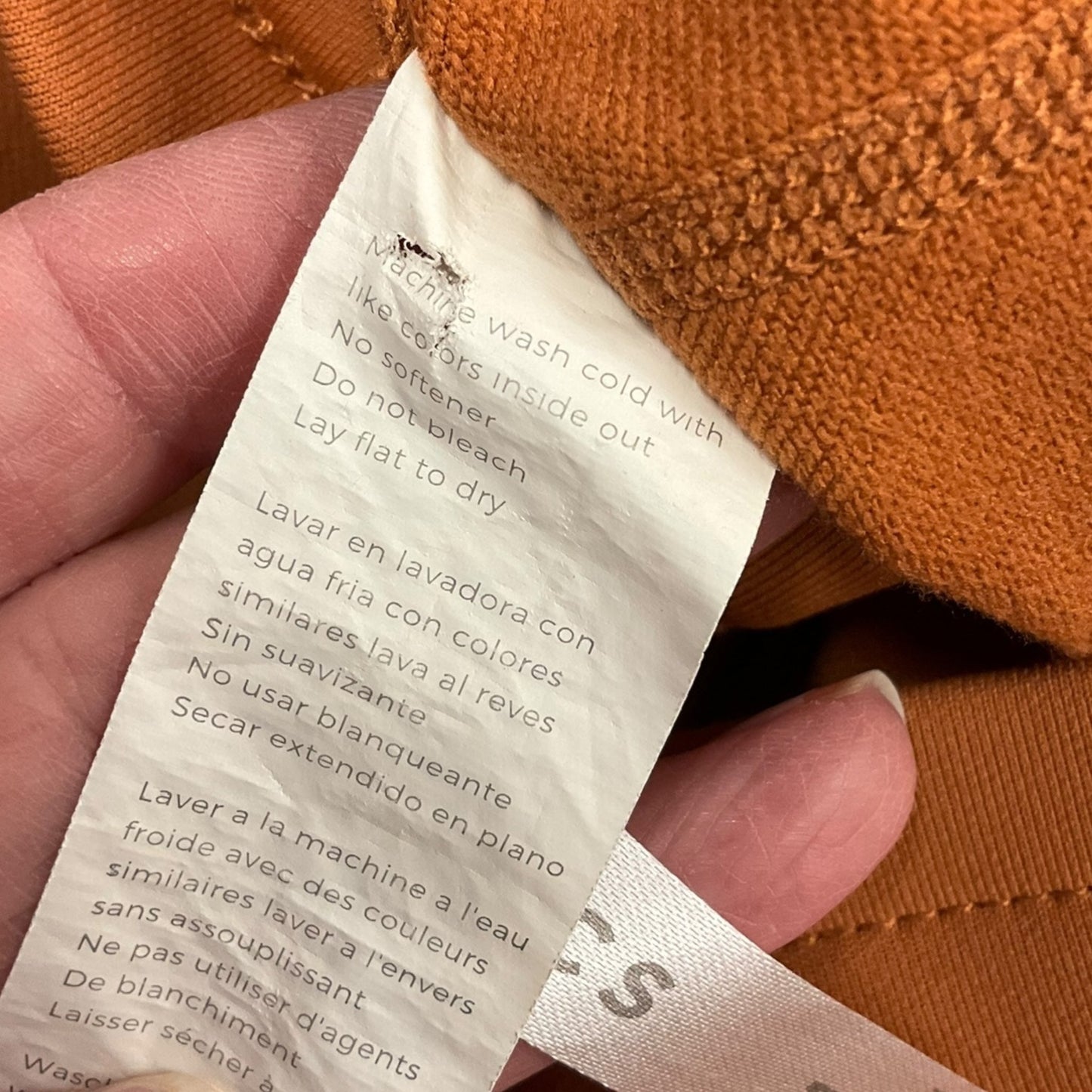 Athletic Pants By Fabletics In Orange, Size: M