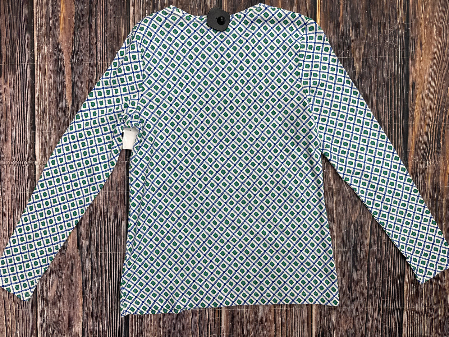 Blue Top Long Sleeve Basic Croft And Barrow, Size S