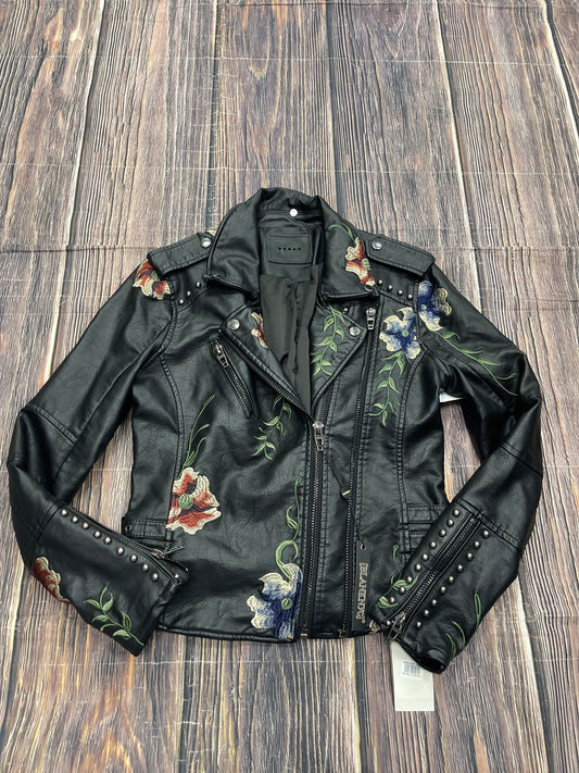 Black Jacket Moto Leather Blanknyc, Size S