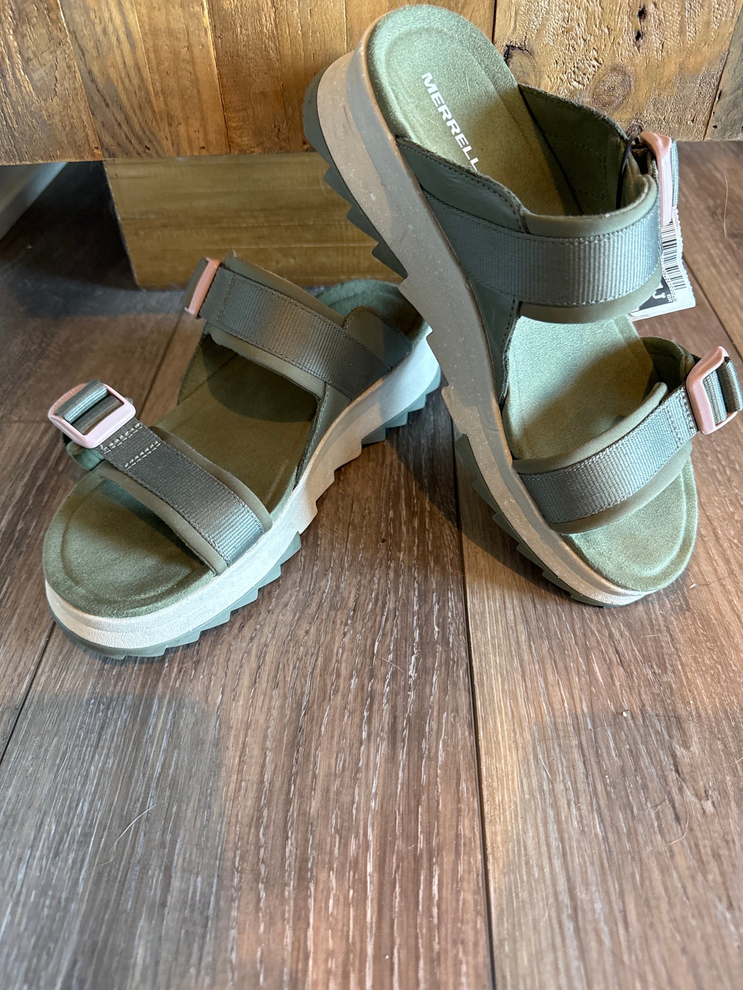 Sandals Sport By Merrell In Green, Size: 8