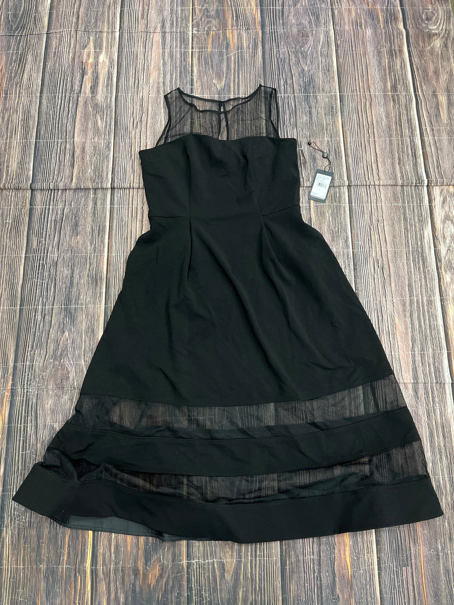 Dress Party Midi By Adrianna Papell In Black, Size: 10