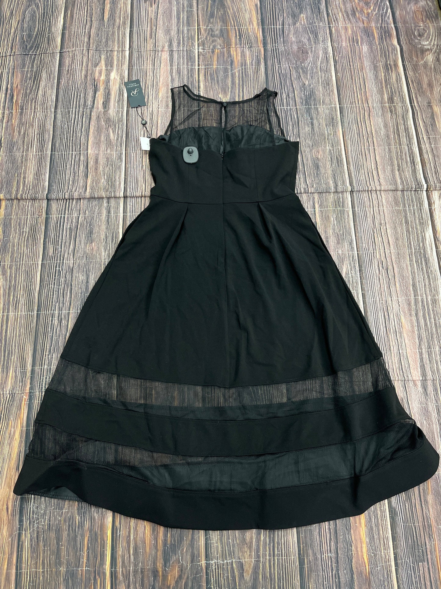 Dress Party Midi By Adrianna Papell In Black, Size: 10