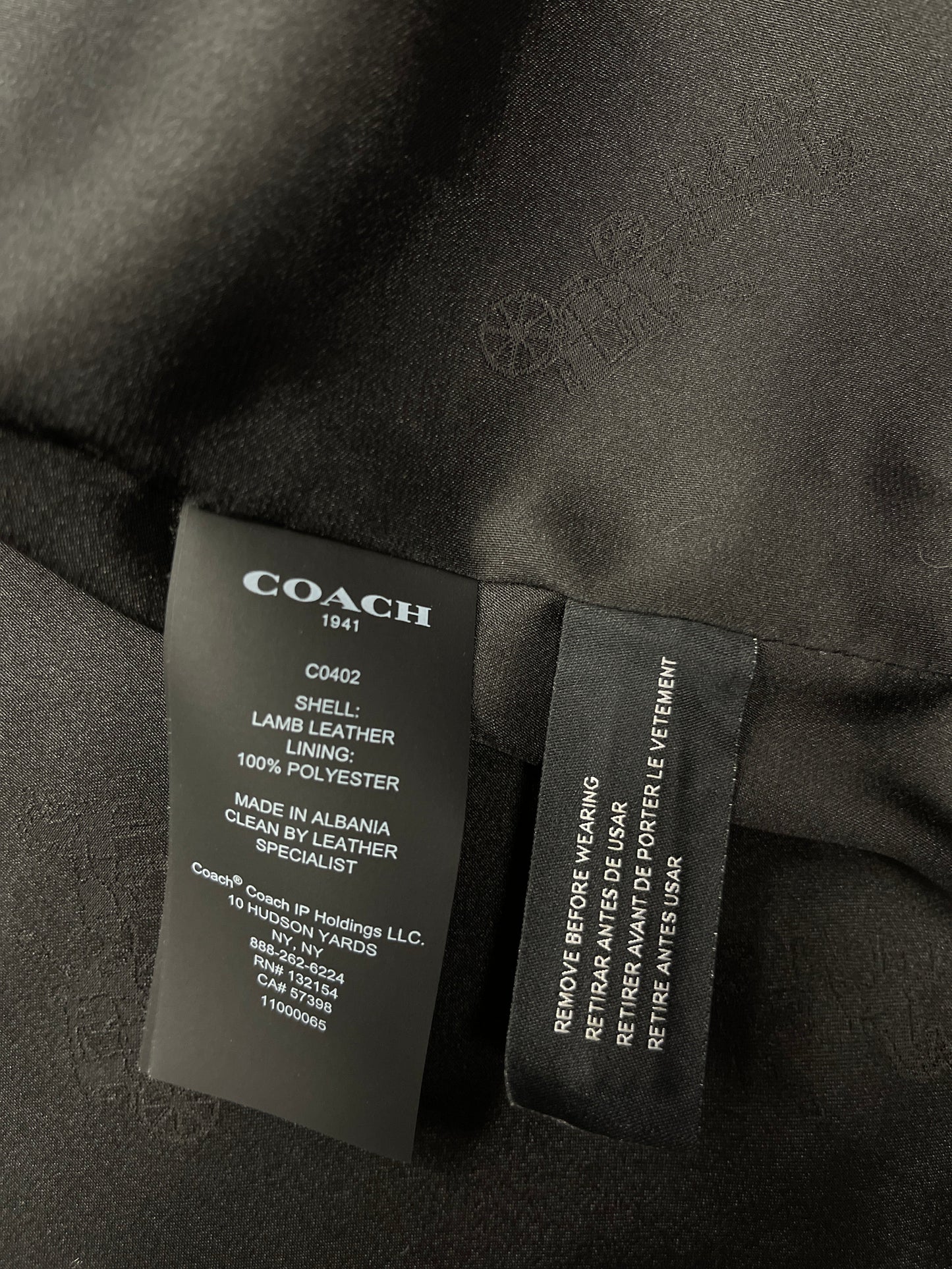 Coat Designer By Coach  Size: 4